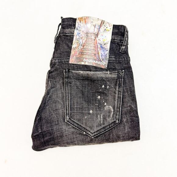 DSQUARED2 Tidy Biker Jean Slim Fit Men's Denim Jeans Size 36 Italy - Picture 1 of 11